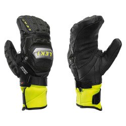 Leki Worldcup Race Ti Speed System Mitt in Black and Lemon